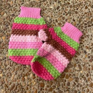 Mittens - young colors. Kids /M. Like new.